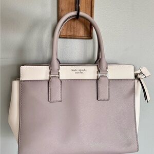 Kate Spade New York Cameron Street Candace Satchel Blush/Stone Saffiano Leather